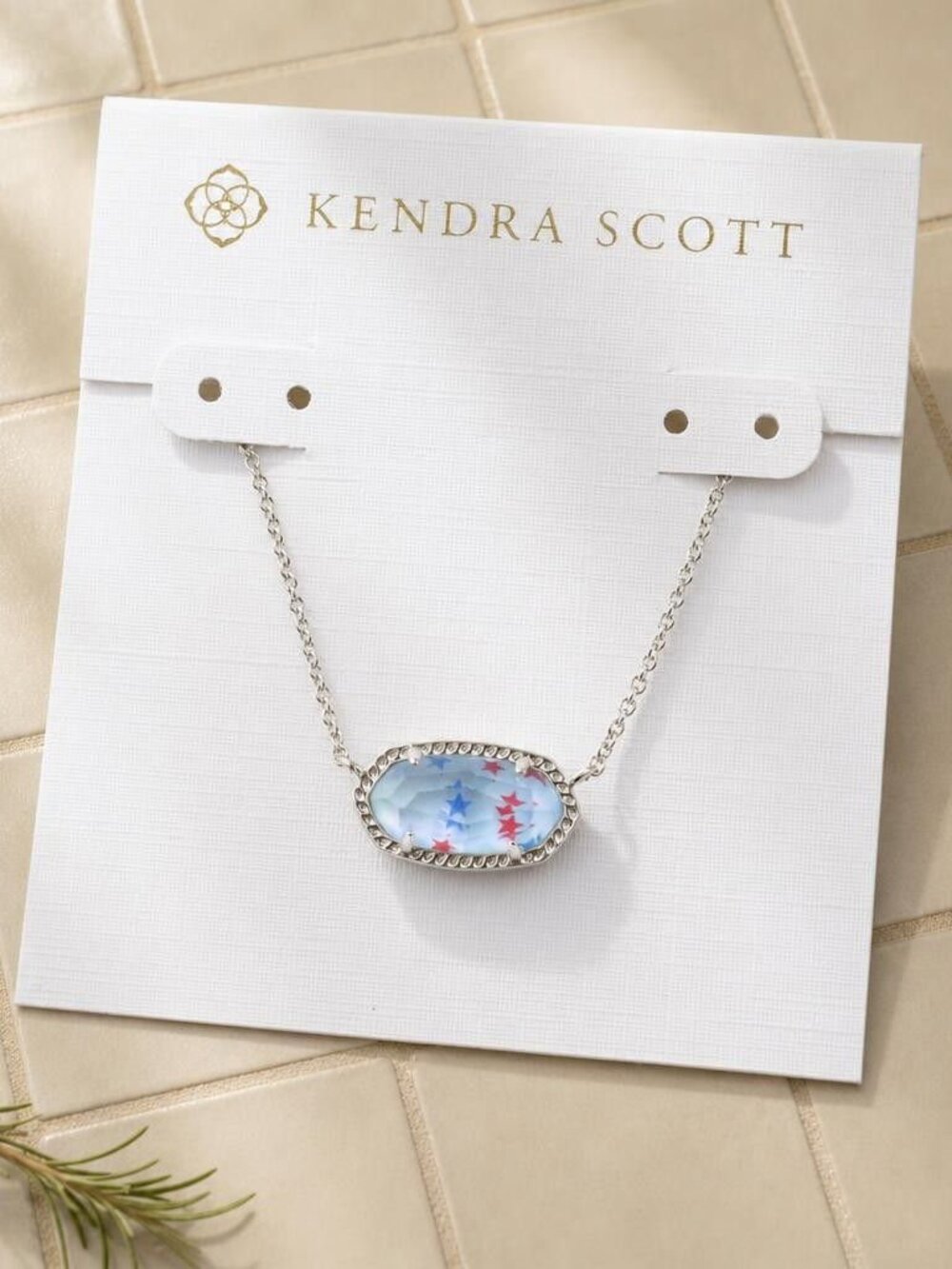 Kendra Scott Elisa star silver necklace